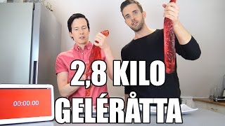 Vi Äter en JÄTTEGeleråtta 28 Kilo  9000 Kcal [upl. by Williamsen]