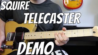 Squire Telecaster  New Guitar Demo [upl. by Longmire728]