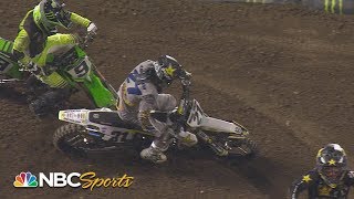 Supercross Round 3 at Anaheim  450SX EXTENDED HIGHLIGHTS  Motorsports on NBC [upl. by Elleinet]