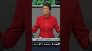 Dr Sahra Wagenknecht BSW [upl. by Chessy]