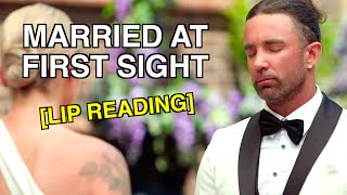 MAFS Finale Lip Reading [upl. by Adnaram459]