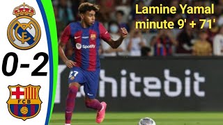 REAL MADRID 02 BARCELONA ⚽ All Goals amp Extended Highlight Last Matches HD  efootball [upl. by Pasol]