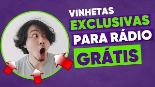 VINHETAS EXCLUSIVAS PARA RÃDIO E WEB RÃDIO  VINHETAS GRÃTIS [upl. by Suitangi342]