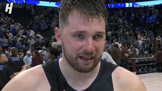 Luka Doncic talks Game 6 win vs OKC Thunder FULL Postgame Interview 🎤 [upl. by Gabbie587]