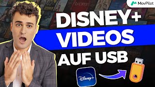 Disney Plus Videos auf USB Stick übertragen und speichern  Anleitung 2024 [upl. by Yrakcaz]