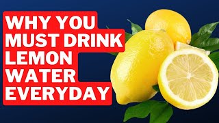 The REAL Reason to Drink Lemon Water Every Day [upl. by Olegnalehcim]