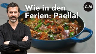 Rezept Paella by Andreas Caminada  GaultMillau Schweiz [upl. by Mairam]