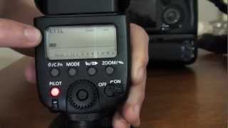 Canon Speedlite 580EX II Tutorial Part 2 [upl. by Alamak17]