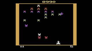 Galaxian Longplay Atari 2600 Version [upl. by Ailero]