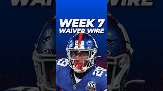 HIGHEST Priority Waiver Wire Adds in Fantasy Football for Week 7 🏈 [upl. by Donnenfeld445]