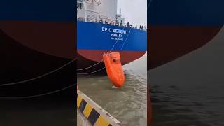 Modern Lifeboats Quick and Safe Evacuation for Ships lifeboat ships telugufacts shorts [upl. by Kessler]