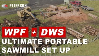 Ultimate Portable Sawmill Set Up [upl. by Nylrak]