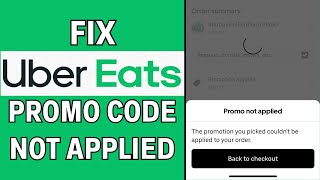 How do you add a promo code to Uber Eats after ordering [upl. by Lipcombe]