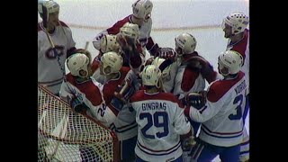 1986 Playoffs  Habs win Game 2 vs Bruins [upl. by Rede]