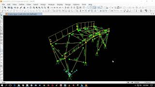 csi sap2000 how to design mart steel structure warehouse [upl. by Yleak]