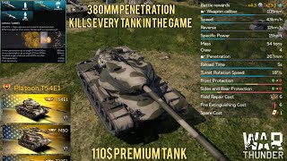 War Thunder Mobile Major Sands of Liberty Update premium T54E1 tank gameplay 4k [upl. by Ainevul]