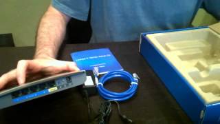 Unboxing Linksys E2500 Advanced Dual Band N600 Router [upl. by Lenej]