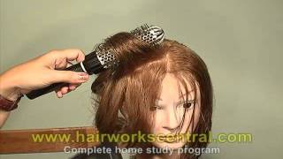 FREE HAIRDRESSING LESSON How to flip sides outwards [upl. by Eam]