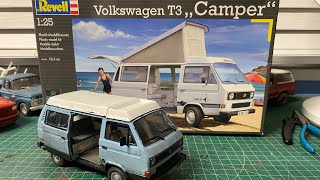 Revell 125 19791990 Volkswagen T3 Camper Vanagon Well Used [upl. by Llerryt]