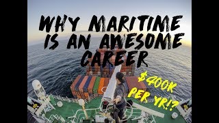 10 Reason why Maritime is AWESOME  And such a great career earn 400k USD per year [upl. by Carmelo60]