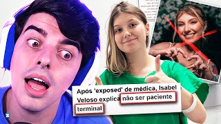 Isabel Veloso apaga tudo do Instagram após polêmica [upl. by Aicilyt]