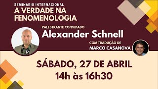 A Pergunta sobre a Verdade a partir da Visão FenomenológicoTranscendental  Alexander Schnell [upl. by Rachele]