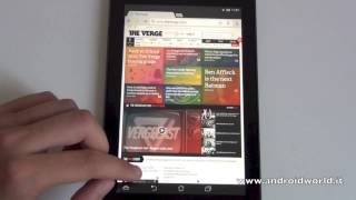 ASUS MeMO Pad HD 7 recensione in italiano by AndroidWorldit [upl. by Hacker]