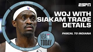 Woj on the SIAKAM TRADE Pascal is EAGER to stay with the Pacers  Woj  NBA Today [upl. by Kerwinn886]