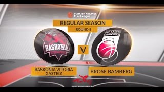 Highlights Baskonia Vitoria GasteizBrose Bamberg [upl. by Bourque]