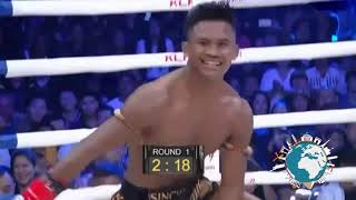 Buakaw Banchamek THA Vs Kong Lingfeng CHN [upl. by Einneb]