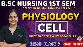 CELL PHYSIOLOGY in hindi  bsc nursing 1st sem  PHYSIOLOGY BSC NURSING  PHYSIOLOGY LECTURE [upl. by Elyl792]