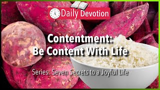 October 15 Hebrews 135  Contentment Be Content With Life  365 Daily Devotions [upl. by Nylecaj]