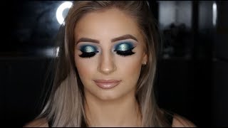 Blue Halo Cut Crease  Client Makeup Tutorial [upl. by Retsbew]