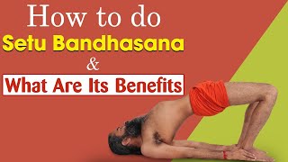 How To Do The Setu Bandhasana And What Are Its Benefits  Swami Ramdev [upl. by Lori]