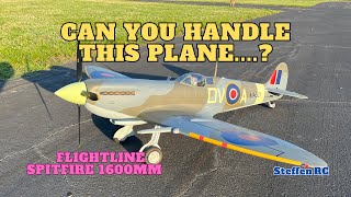 Flightline Spitfire 1600mm how to fly this plane without crashing it [upl. by Nylekcaj]