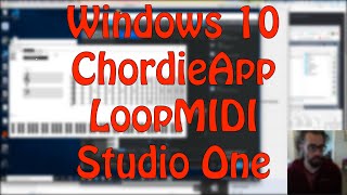 ChordieApp StudioOne LoopMIDI Windows [upl. by Yrotciv]