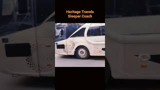 Heritage Travels Sleeper Coach bus buslover bdbus heritagetravelsbus sleepercoachbus bus [upl. by Alton]