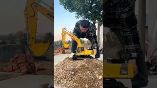 mini volvo excavator remote control shorts excavator sindhi operator [upl. by Atteloj527]