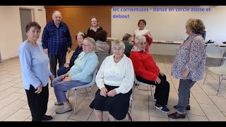 Danse en position assise  les cornemuses – danse en cercle assise et debout  novembre 2024 [upl. by Ahsem]