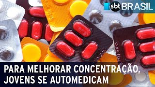 Para melhorar concentração jovens se automedicam  SBT Brasil 160923 [upl. by Wiener]