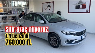 SIFIR ARAÃ‡ ALIYORUZ  2023 FÄ°AT EGEA 14 FÄ°RE EASY PLUS  KREDÄ° FAÄ°Z ORANLARINA DÄ°KKAT [upl. by Maillw383]