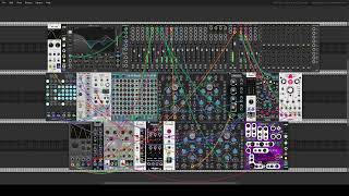 Small techno patch in VCV Rack [upl. by Lilybel]