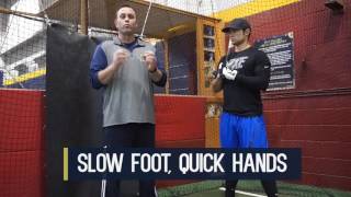 Baseball Hitting Secrets  Proper Front Foot Movement Drill [upl. by Groves]