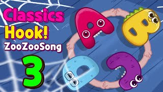 Sing with the alphabet monsters shape fruit and ring songs [upl. by Anaer281]