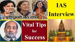 IAS Interview Vital Tips for SuccessDr A K Verma [upl. by Norword]