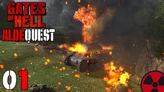 Gates of Hell Ostfront  ALDEQUEST MOD  01 🧯 Lets Play Deutsch [upl. by Oflunra]