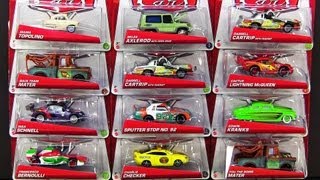 Disney Cars 2013 G Case 24 2013 Mattel DieCast Unboxing by ToyPitStop Cars [upl. by Alby]