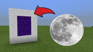 Minecraft  How To Make a Portal to the Moon Dimension [upl. by Atima315]