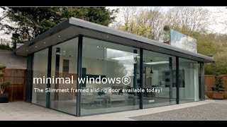 Slim Sliding Doors at the IQ Glass Showroom [upl. by Rowell794]