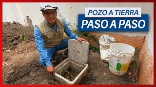 INSTALACIÓN DE POZO A TIERRA PARA UNA VIVIENDA  PASO A PASO 2021 [upl. by Neellek697]